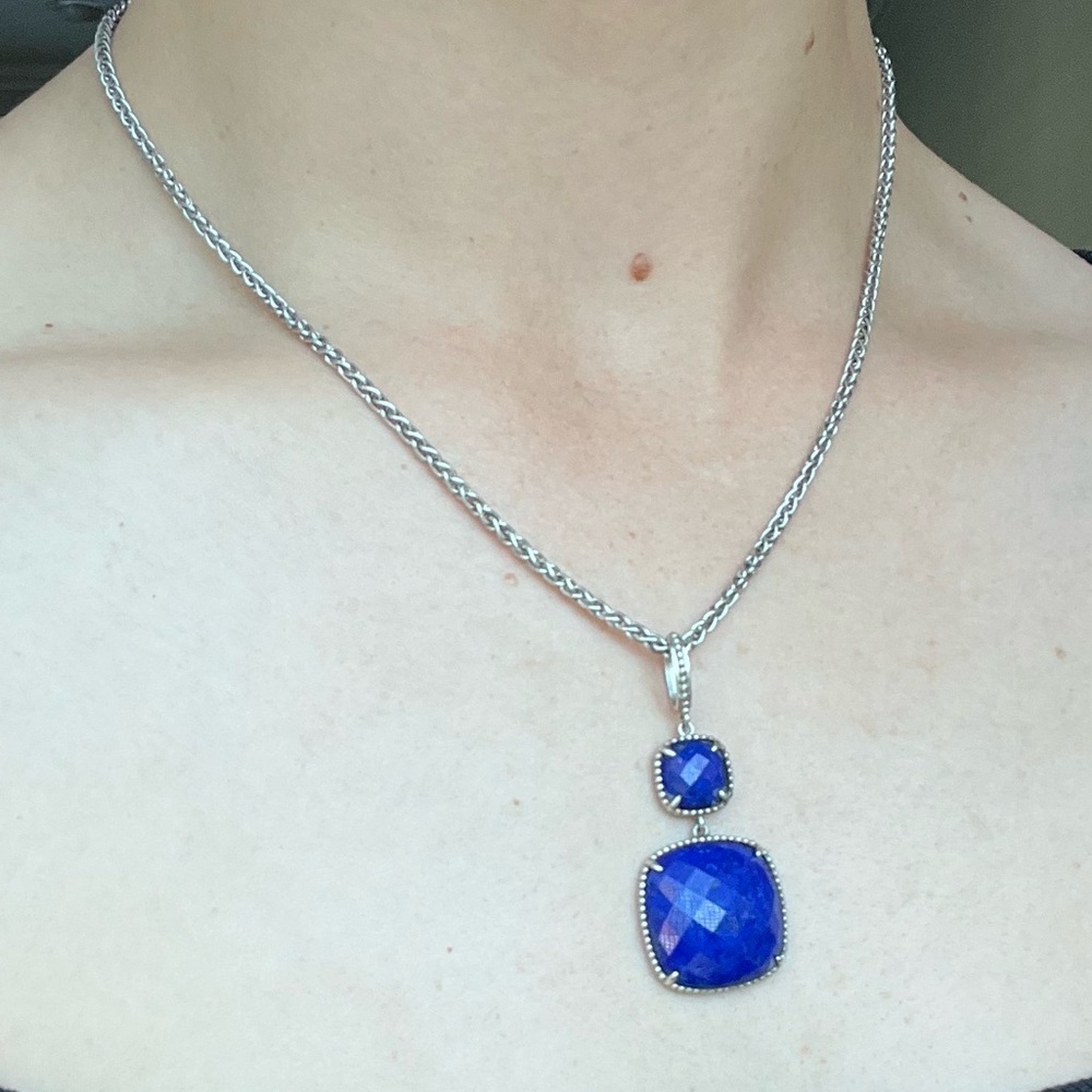 Effy Lapis Lazuli & Sterling Silver Pendant Necklace